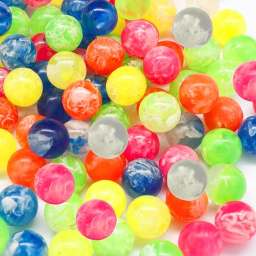 BLMHTWO 100 Stück Hüpfbälle, bunte Gummibälle 22 mm gemischte Farbe Partytütenfüller für Kinder Gastgeschenke, Geburtstagsfeier, Geschenkbox-Füller, Preis BLMHTWO 100 Stück Hüpfbälle, bunte Gummibälle 22 mm gemischte Farbe Partytütenfüller für Kinder Gastgeschenke, Geburtstagsfeier, Geschenkbox-Füller, Preis von BLMHTWO