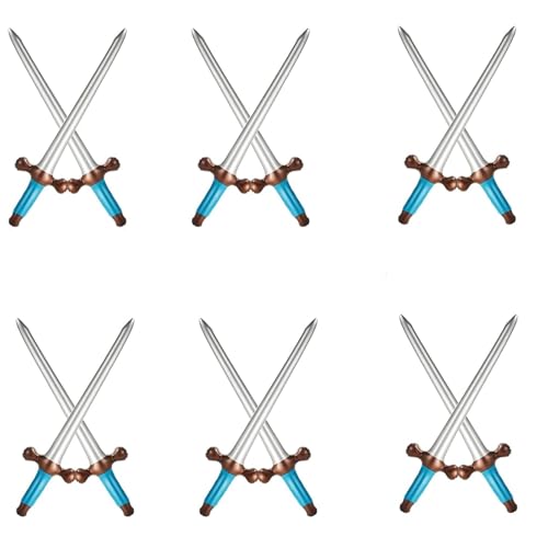 BLMHTWO 12 Stück Schwert Aufblasbar, 60cm Aufblasbares Schwert Piratenschwert Aufblasbar Party Props für Pools, Partys, Geburtstage von BLMHTWO