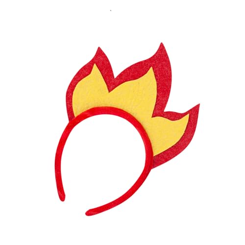 BLNGET Realistisches Haarband in Flammenform, Tüllrock für Halloween, Konzerte, Partys, Rollenspiele und Festivals, Veranstaltungen, Verkleidungszubehör BLNGET Realistisches Haarband in Flammenform, Tüllrock für Halloween, Konzerte, Partys, Rollenspiele und Festivals, Veranstaltungen, Verkleidungszubehör von BLNGET