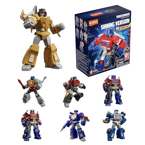 Blokees Offiziell lizenzierte Transformers Actionfiguren, Transformers Shining Version (SV) 02- Shining 1985 (Blind Box) Figuren, Einzelbox von BLOKEES