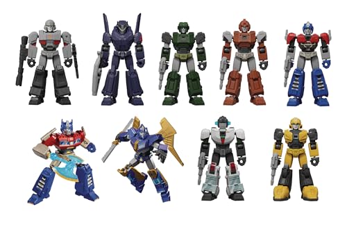 Blokees Transformers Galaxy Ver. 1 Miniaturmodell Blind Box 9-teiliges PDQ Set von BLOKEES