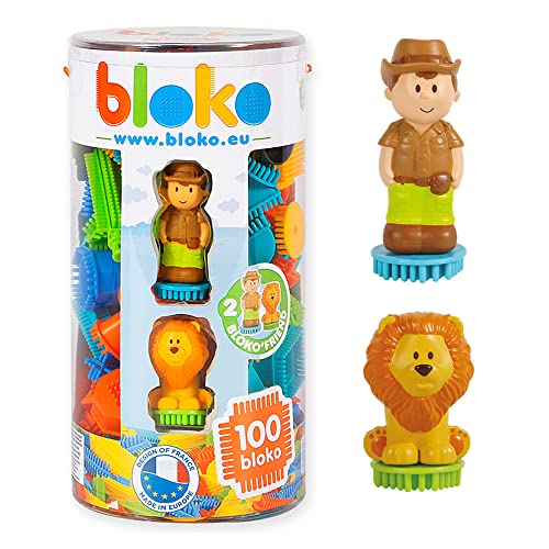 BLOKO - 100 Tube mit 2 3D Dschungel Figuren - Ab 12 Monaten BAU Spielzeug 1. Alter - 503663 BLOKO - 100 Tube mit 2 3D Dschungel Figuren - Ab 12 Monaten BAU Spielzeug 1. Alter - 503663 von BLOKO