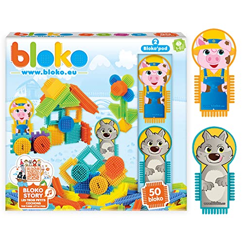 BLOKO BOX 50 PCS + 2 POD WOLF AND LITTLE PIG BLOKO BOX 50 PCS + 2 POD WOLF AND LITTLE PIG von BLOKO