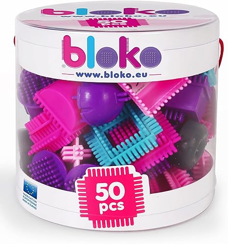 bloko bloko503532 Girl 's Konstruktion Zahn Blöcke in Tube (50tlg.) von BLOKO