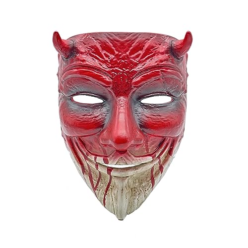 BLOKZ Japanese Mask, Hannya Warrior Japanese Cosplay Mask, Hand-Painted Cosplay Prop for Halloween, Pendant Decoration von BLOKZ