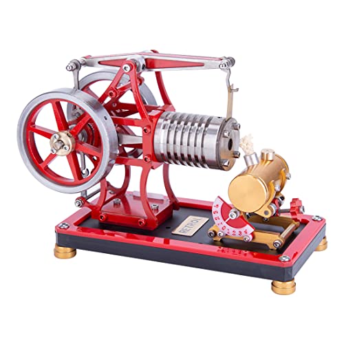 BLOKZ Stirling Motor Modell, Retrol VE-01 Strahl Vakuum Motor, Flamme Eater Licker Motor, Variable Geschwindigkeit Externe Verbrennungsmotor, Wissenschaft und Pädagogische Spielzeug Geschenke von BLOKZ