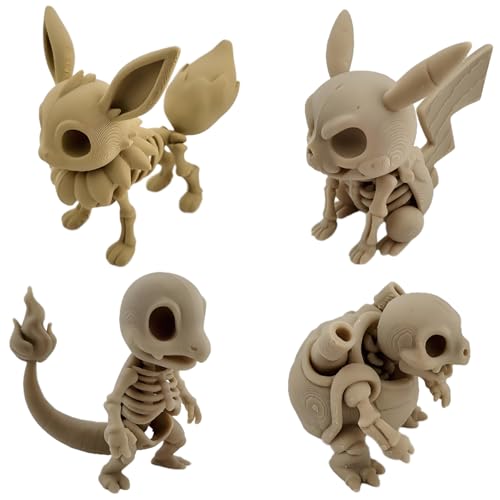 BLOOOK 3D Dinosaurier Figuren,3D Printed Animals,3D Tiere Dino Skelett Spielzeug,Drachen Figuren,Anime Merch,Anime Deko für Zimmer,Geschenke für Anime Fans BLOOOK 3D Dinosaurier Figuren,3D Printed Animals,3D Tiere Dino Skelett Spielzeug,Drachen Figuren,Anime Merch,Anime Deko für Zimmer,Geschenke für Anime Fans von BLOOOK