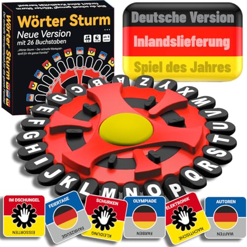 BLOOOK Wörter Sturm Spiel,Familienspiele,Wörterspiel,Buchstaben Spiel,Gesellschaftsspiele Spiele für Erwachsene Kinder,Ähnlich wie Quickstop Spiel,Crack List,Hitster Spiel,Stadt Land Fluss BLOOOK Wörter Sturm Spiel,Familienspiele,Wörterspiel,Buchstaben Spiel,Gesellschaftsspiele Spiele für Erwachsene Kinder,Ähnlich wie Quickstop Spiel,Crack List,Hitster Spiel,Stadt Land Fluss von BLOOOK