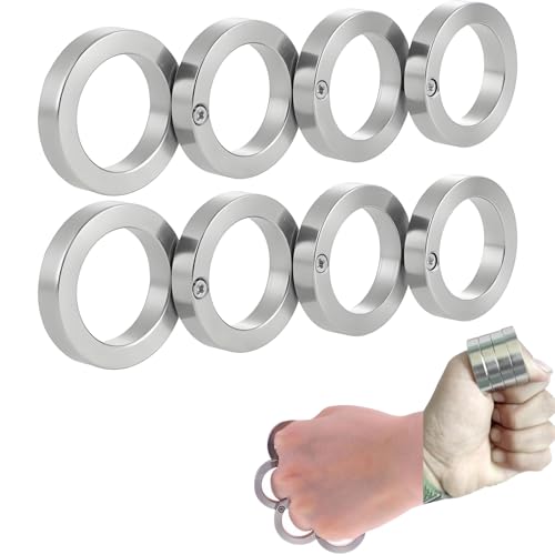Fidget Ring Toys,Anti Stress Finger Spielzeug,Folding Finger Ring,Fidget Ringe,Stressringe,Gadgets Männer Spielzeug für Männer (2 Stück) von BLOOOK