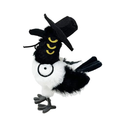 Kpop Demon Hunters Tiger Plüsch,K-Pop Demon Hunters Tiger Figuren,K-Pop Demon Hunters Merch,Huntr/X Merch,Huntrix Puppen Spielzeug (Magpie) von BLOOOK