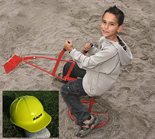 Original Metall Sandbagger & 1 x Bauhelm Gratis Kindergarten Qualiät von BLS Germany