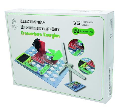 BLS 203-00303 - Elektonik-Experimentier-Set Erneuerbare Energien - 35 Bauteile - 75 Schaltungen - für Kinder ab 8 Jahren BLS 203-00303 - Elektonik-Experimentier-Set Erneuerbare Energien - 35 Bauteile - 75 Schaltungen - für Kinder ab 8 Jahren von BLS GmbH