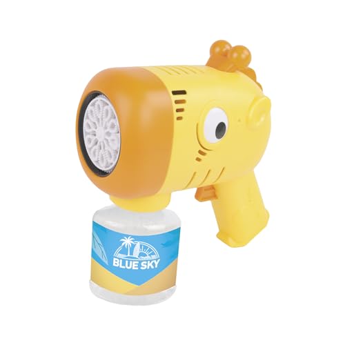 BLUE SKY - Automatische Seifenblasenmaschine - Seifenblasen - Giraffe - Gelb - Kunststoff - 042873 - Kabellos - Kinderspielzeug - Outdoor-Spiel - Sommerspiel - Geburtstag - Ab 3 Jahren von BLUE SKY