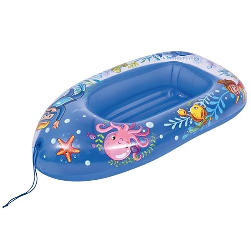 BLUE SKY - Boot - Aufblasbar - 069301 - Zufällige Farbe - Kunststoff - 112 cm x 70 cm - Kinderspielzeug - Schwimmring - Outdoor-Spiel - Strand - Segeln - Ab 3 Jahren von BLUE SKY