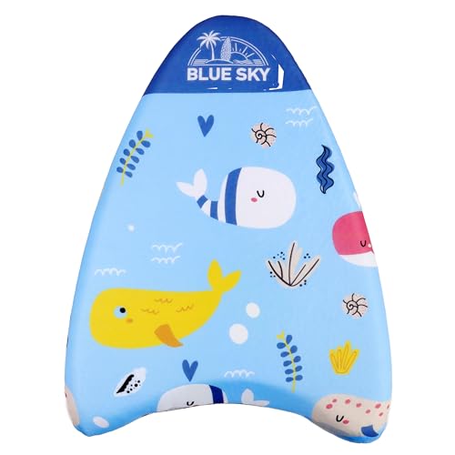 BLUE SKY Schwimmbrett Surf – Zubehör Strand – 042361 – Blau – Stoffe – 42 cm – Body Board – Spielzeug für Kinder – Strandspiel – Pool – ab 3 Jahren von BLUE SKY
