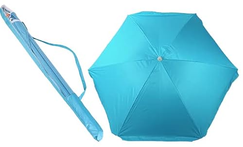 BLUE SKY - Sonnenschirm - Sommeraccessoire - 171160 - Zufällige Farbe - Kunststoff - 160 cm x 160 cm - Sand - Schutz - Sonne - Leicht - Ab 14 Jahren BLUE SKY - Sonnenschirm - Sommeraccessoire - 171160 - Zufällige Farbe - Kunststoff - 160 cm x 160 cm - Sand - Schutz - Sonne - Leicht - Ab 14 Jahren von BLUE SKY