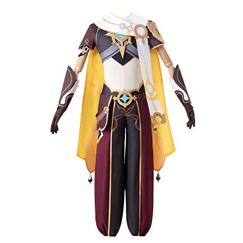 BLUEBLUE Genshin Impact Cosplay Kostüm Male Traveller Aether Halloween Cosplay Outfits - M BLUEBLUE Genshin Impact Cosplay Kostüm Male Traveller Aether Halloween Cosplay Outfits - M von BLUEBLUE