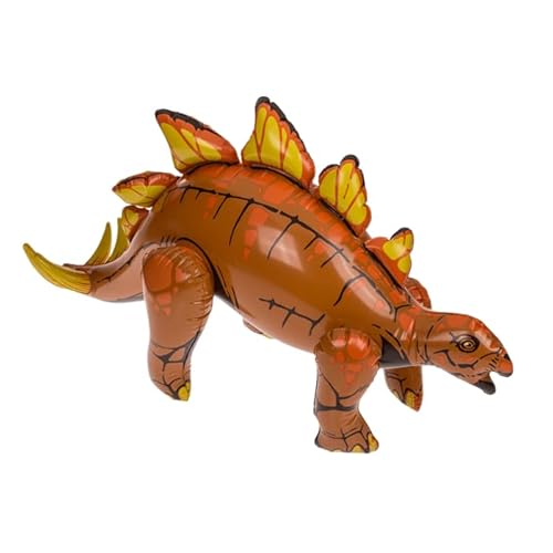 BLUECHOLON Aufblasbares Spielzeug, Dinosaurier, XL, 60 cm, verschiedene Modelle, Sammlerstücke und pädagogisch, für den Einsatz im und im Wasser (Hin Stegosaurus) von BLUECHOLON