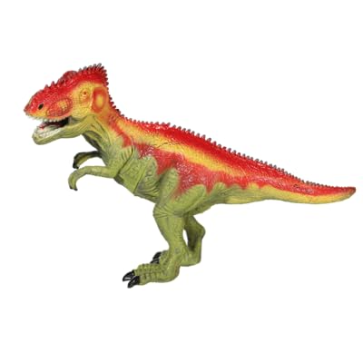 BLUECHOLON Dinosaurier Spielzeug, Dinosaurier Figuren, Pädagogische Realistische Tiere Spielzeug für Kinder 4 5 6 7 Jahre 20 CM, Dino, Rex (T-Rex Orange) von BLUECHOLON