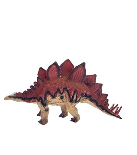 BLUECHOLON Dinosaurier Spielzeug, Dinosaurier Figuren, Pädagogische Realistische Tiere Spielzeug für Kinder 4 5 6 7 Jahre 20 CM, Dino, Rex. (Stegosaurus) von BLUECHOLON