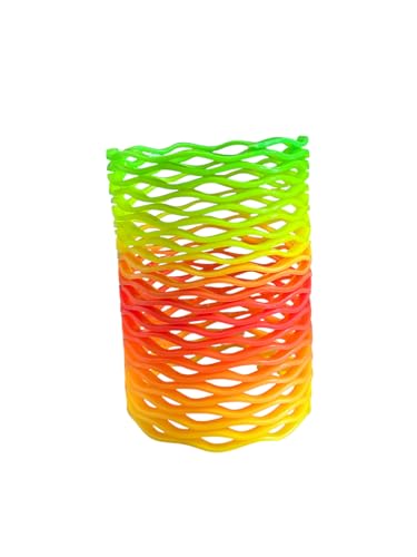 BLUECHOLON Mega Spirale, klassisch, XXL, aus Kunststoff, 13 x 11 cm, 15 x 8 cm, gewellt, fünfeckig und kreisförmig (gewellt, 10 x 8 cm) von BLUECHOLON