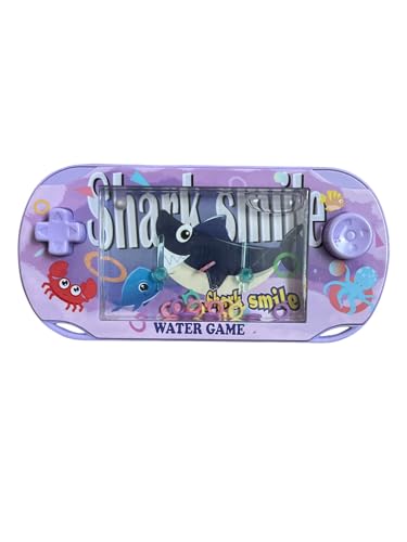 BLUECHOLON Wasserkonsole, Ringwasserspiele für Mädchen und Jungen, Reisespiel, Aguaplay, Water Geme. Aqua Play (Shark Smile) von BLUECHOLON
