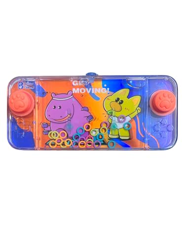 BLUECHOLON Wasserspiel Sport Together, Geschicklichkeitsringe, 16 x 7 cm, Reisespiel für Kinder (Rosa) von BLUECHOLON