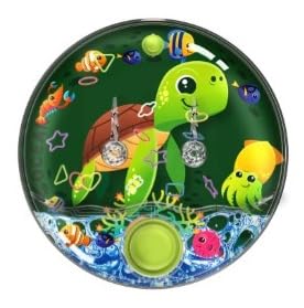 BLUECHOLON Wasserspiel mit Ringen, Meerestiere, 10 x 10 cm, Reisespielzeug für Kinder (Tortuga) von BLUECHOLON