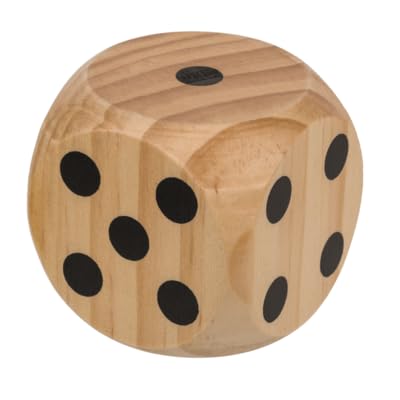 BLUECHOLON XL Holzwürfel für Brettspiele, Maße 6 x 6 cm, Kinder, alle Altersgruppen, XL-Spiele, Geschenk, von BLUECHOLON