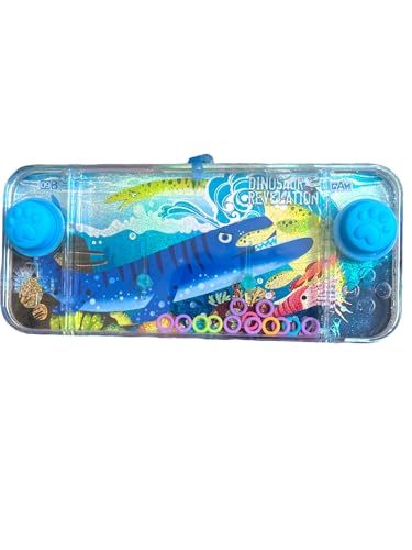 Mini-Wasserspiele, Ringwasserspiele für Mädchen und Jungen, Reisespiel, Aguaplay, Water Geme. Aqua Play (Jurassischer Hai) von BLUECHOLON