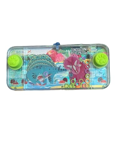 Mini-Wasserspiele, Ringwasserspiele für Mädchen und Jungen, Reisespiel, Aquaplay, Water Geme. Aqua Play (Triceratops Rosa) von BLUECHOLON