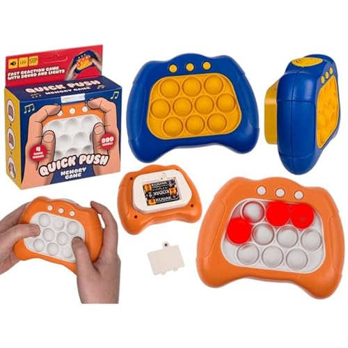 Quick-Push-Konsolenset, Pop it Blasen, 999 Puzzle mit Sonic und LED-Lichtern, sensorisches Spielzeug für die Koordination. Quick-Push-Konsolenset, Pop it Blasen, 999 Puzzle mit Sonic und LED-Lichtern, sensorisches Spielzeug für die Koordination. von BLUECHOLON