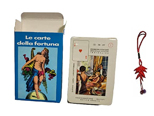 BLUSUPERSHOP 1 Mai 56 Karten 9 x 5,5 Karten des Glücks für Anfänger Tarot-Lesekarten mit Anleitung + 1 Amulett BLUSUPERSHOP 1 Mai 56 Karten 9 x 5,5 Karten des Glücks für Anfänger Tarot-Lesekarten mit Anleitung + 1 Amulett von BLUSUPERSHOP