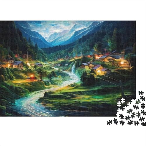 Dörfer Puzzle 1000 Teile Puzzle Für Erwachsene Und Kinder Ab 14 Jahren,Puzzlespiel Erwachsenen Puzzlespiel Puzzel 1000pcs (75x50cm) von BLWZXPQMT