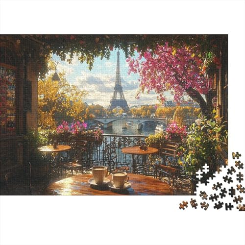 Eiffelturm Puzzle 1000 Teile Puzzle Für Erwachsene Und Kinder Ab 14 Jahren Puzzel 1000pcs (75x50cm) von BLWZXPQMT