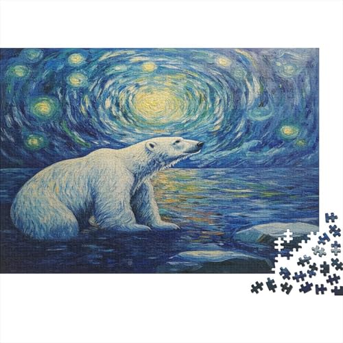 Eisbär Puzzlespiel 1000 Teile Puzzles Für Erwachsene Lernspiel Herausforderung Spielzeug 1000 Teile Puzzles Für Erwachsene Kinder Erwachsenen Puzzlespiel Puzzel 1000pcs (75x50cm) von BLWZXPQMT