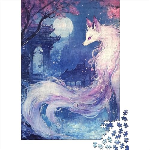 Fuchs Puzzles 1000 Teile Schwer Puzzle Spielzeug Pädagogisches Spiel Impossible Herausforderungsspielzeug Für Erwachsene Und Kinder Ab 14 Jahren 1000pcs (75x50cm) von BLWZXPQMT