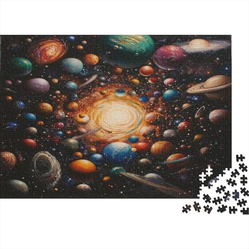 Kosmische Galaxie 1000 Teile Puzzle Für Erwachsene, Hochwertige Recycelbare MateriAußerirdische Und Druck Puzzlespiel, Familienspiel, Geschenk Für Liebhaber Oder Freunde Puzzel 1000pcs (75x50cm) von BLWZXPQMT