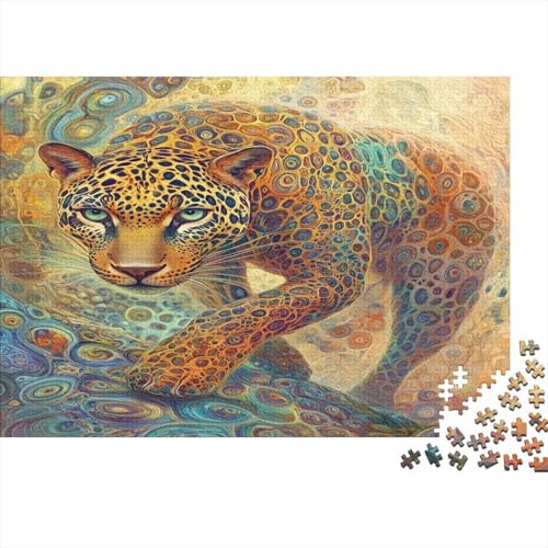 Leopard Puzzle 1000 Teile Puzzle Für Erwachsene Und Kinder Ab 14 Jahren Puzzel 1000pcs (75x50cm) von BLWZXPQMT