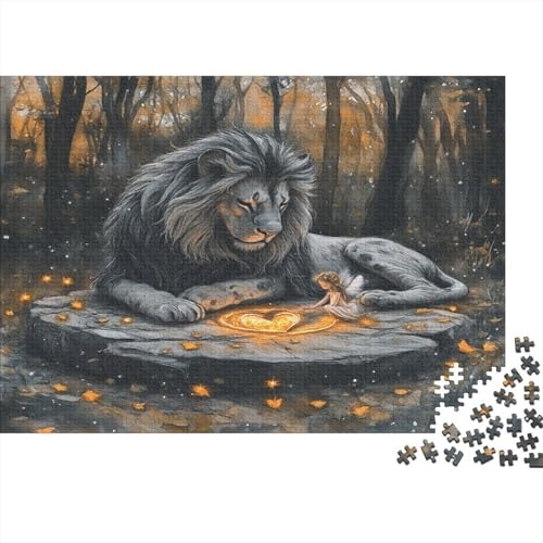 Löwe Puzzle 1000 Teile Für Erwachsene Und Kinder Ab 14 Jahrenfür Stressabbauer Puzzlespiel Erwachsenen Puzzlespiel Puzzel 1000pcs (75x50cm) von BLWZXPQMT