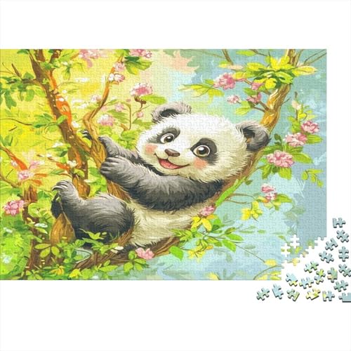 Panda 1000 Stück Puzzles Für Erwachsene Teenager Stress Abbauen Familien-Puzzlespiel Mit Poster in 1000-teiliges Puzzle Kinder Lernspiel Spielzeug Geschenk Puzzel 1000pcs (75x50cm) von BLWZXPQMT