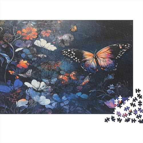 Schmetterling Puzzle 1000 Teile Puzzle Für Erwachsene Und Kinder Ab 14 Jahren Puzzel 1000pcs (75x50cm) von BLWZXPQMT