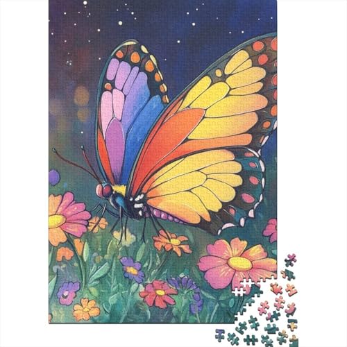 Schmetterling Puzzle 1000-teilige Schwer Puzzle Spielzeug Pädagogisches Spiel Impossible Herausforderung Spielzeug Für Erwachsene Und Kinder Ab 12 Jahren 1000pcs (75x50cm) von BLWZXPQMT