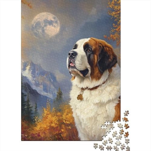 Tibetanischer Mastiff Puzzle 1000 Teile Schwer Puzzle Spielzeug Lernspiel Impossible Herausforderungsspielzeug Für Erwachsene Und Kinder Ab 12 Jahren 1000pcs (75x50cm) von BLWZXPQMT