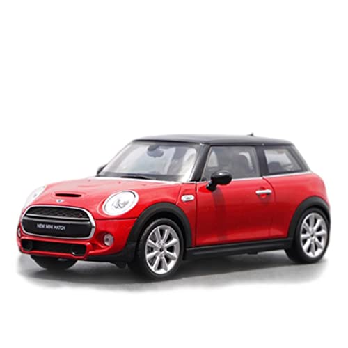1 18 Diecast Für BMW MINI Cooper S Full Open Alloy Car Model High Simulation Collectible Ornament(Yellow) von BMAONZ