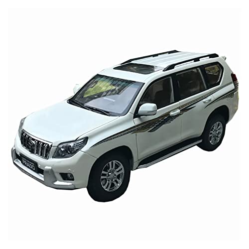1 18 Diecast Für Toyota Prado Full Open Alloy Offroad-Automodell Hohe Simulation Sammlerstück Ornament(White) von BMAONZ