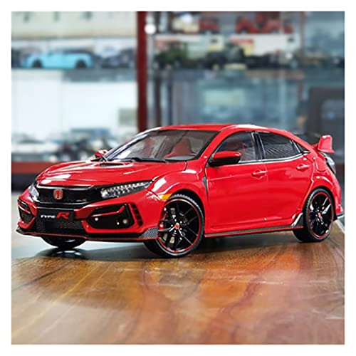 1 18 Druckguss Für Honda Civic Type R FK8 2020 Voll Offene Legierungssimulation Rennwagenmodell Metallverzierungen(Rot) von BMAONZ