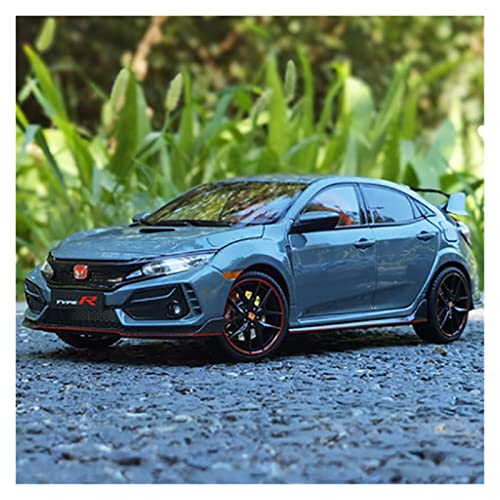 1 18 Druckguss Für Honda Civic Type R FK8 2020 Voll Offene Legierungssimulation Rennwagenmodell Metallverzierungen(Titanium) von BMAONZ