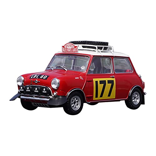 1 18 Für BMW MINI Cooper 177# Monte Carlo Legierung Rennwagen Modell Druckguss Fahrzeuge Sammlerstück Ornament von BMAONZ
