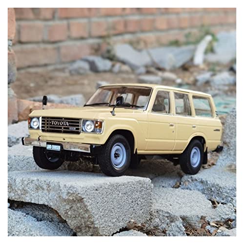 1 18 Für Toyota Land Cruiser LC60 Legierung Geländewagenmodell Druckguss Fahrzeugsimulation Sammlerstück Souvenir(Beige) von BMAONZ